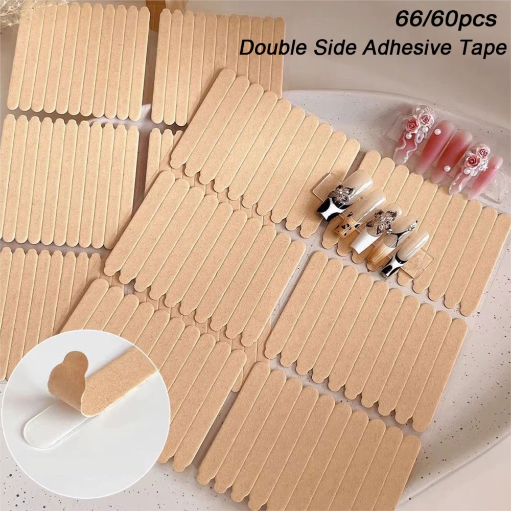 Striping Tape Nail - 60/66/100 шт. Прозрачные двусторонние клейкие ленты