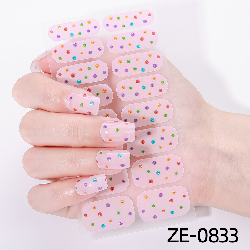 Striping Tape Nail - Наклейки для ногтей с 16 узорами,