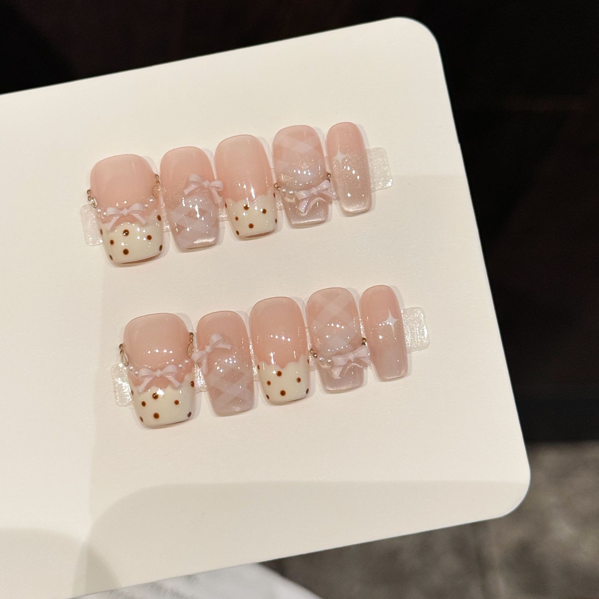 Nail Adhesive Tab - 10 шт. роскошных накладных ногтей ручной