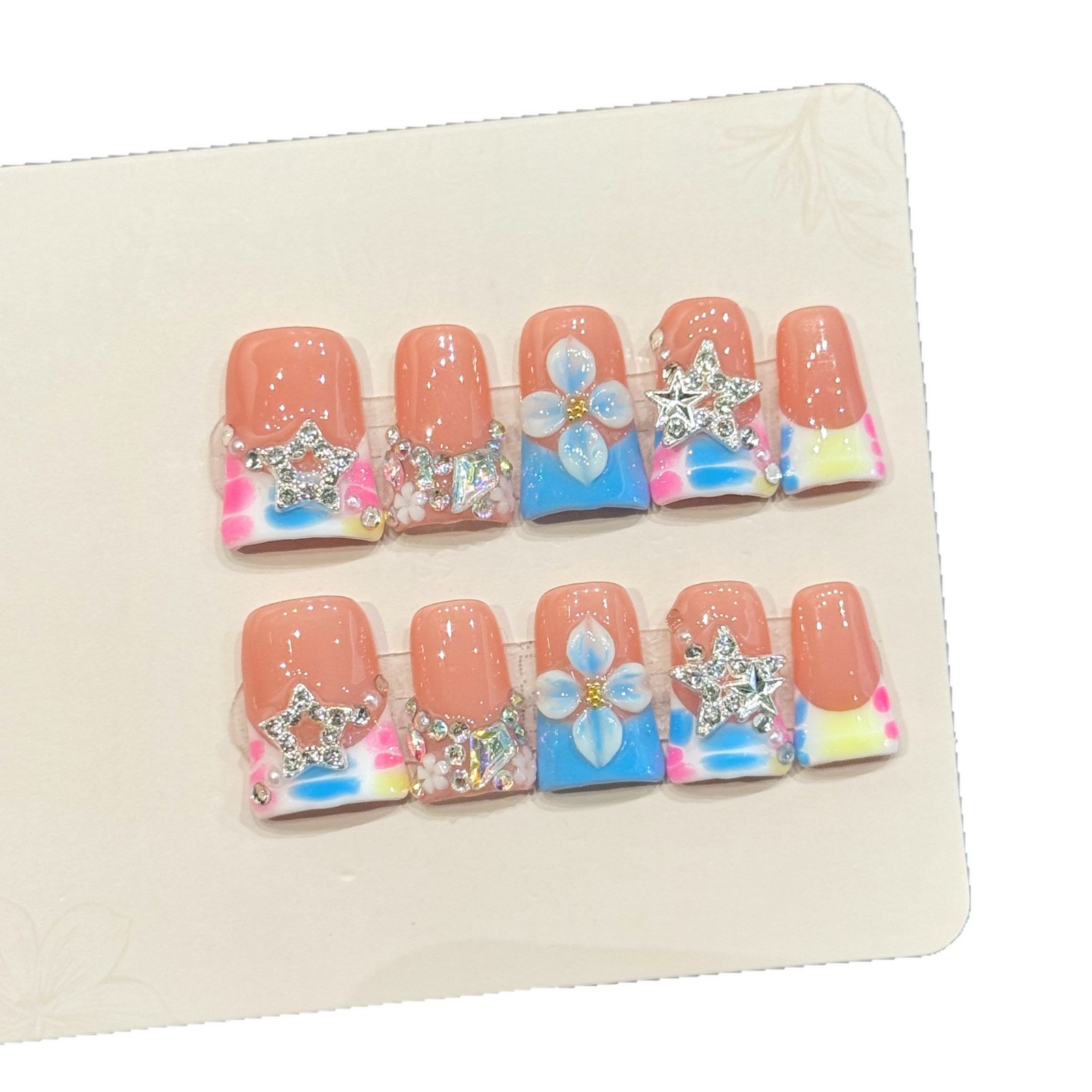 10 шт. роскошных накладных ног – обзор и цена Nail Adhesive Tab