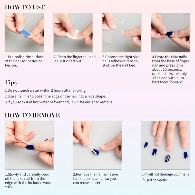 10 шт. роскошных накладных ног – обзор и цена Nail Adhesive Tab