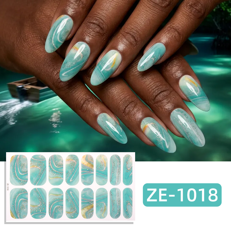 16 наклеек для ногтей с блестк – обзор и цена Striping Tape Nail