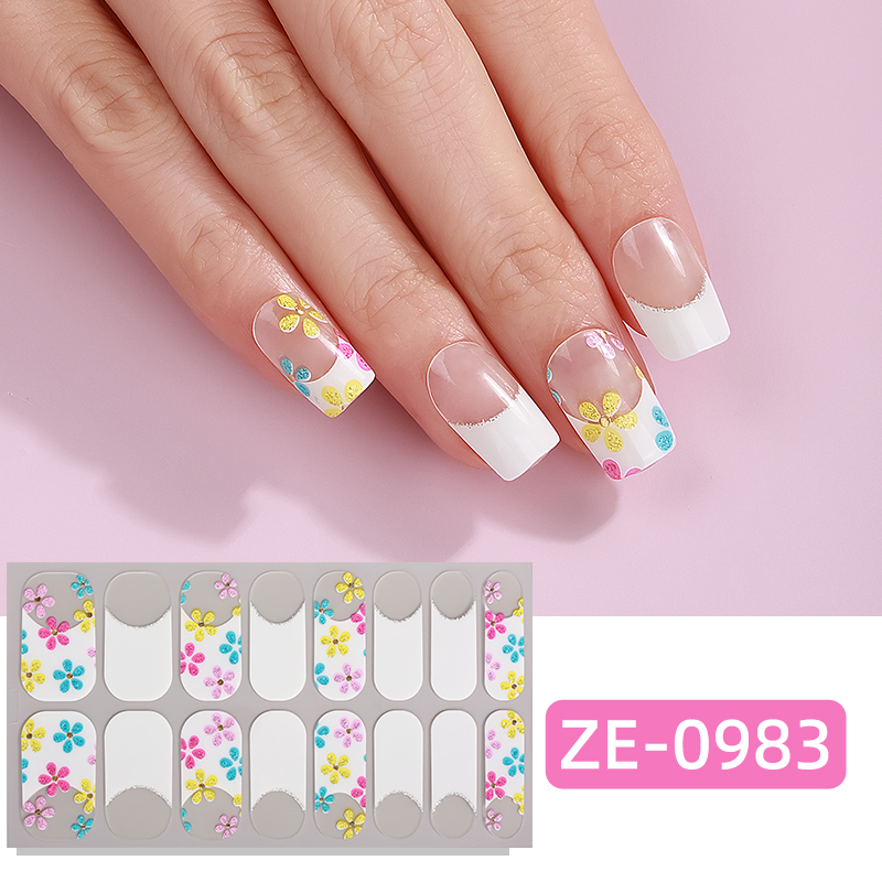 16 наклеек для ногтей с градие – обзор и цена Striping Tape Nail